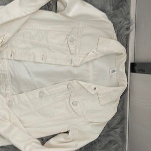 White denim jacket
